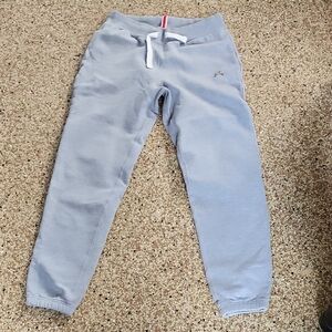 Soft Cotton Tracksmith Light Gray Men's Jogger Pants Size M